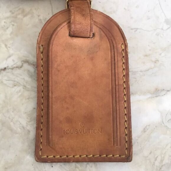 Louis Vuitton Leather Luggage Tag  & amp; Poignet - Picture 2 of 7